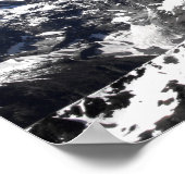 シルソーン山の岩 ポスター (角)