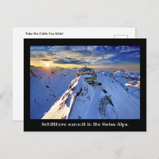 シルソーン素晴らしケーブルカー首脳会談はがき ポストカード (正面/裏面)