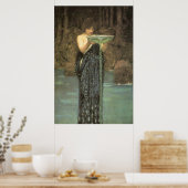 シルチェインヴィディオサバイJ Wウォーターハウス1892 ポスター (キッチン)