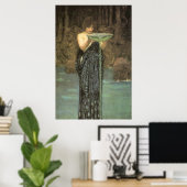 シルチェインヴィディオサバイJ Wウォーターハウス1892 ポスター (ホームオフィス)