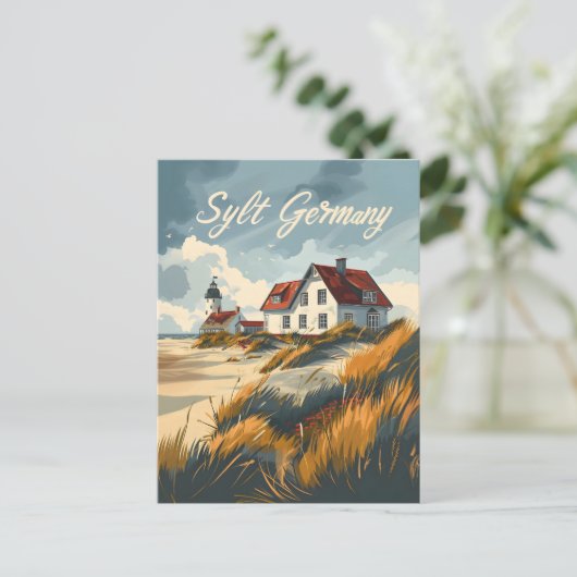 シルトドイツ北フリジア島 ポストカード (スタンド正面)