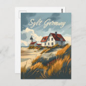 シルトドイツ北フリジア島 ポストカード (正面/裏面)