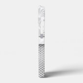 シルバきらきら光るー効果パタパーソナライズされたーン Case-Mate iPhoneケース (裏面 / 左)