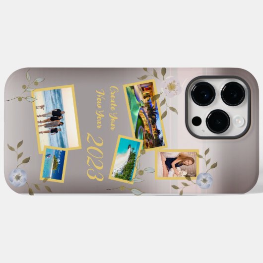 シルバインスパイアークリエイティブビジョンボードの写真2023 Case-Mate iPhoneケース (裏面 (横))