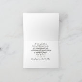 シルバエレガントウルフクリスマスカード シーズンカード (内部)