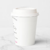 シルバエレガントクロス最初の聖餐式の名前 紙コップ (左)