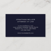 シルバエレガントロゴプロフェッショナル 名刺 (裏面)