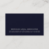 シルバエレガントロゴプロフェッショナル 名刺 (正面)