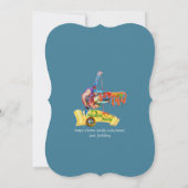 シルバエレガントンドラゴンの金ゴールドにシックな渦よくはしゃぐ巻 招待状 (裏面)