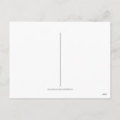 シルバエレガントーの木とプレゼントクリスマスユール(キリスト降誕祭) シーズンポストカード (裏面)