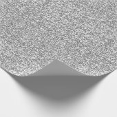 シルバエレガントーグラマーグリッター ラッピングペーパー (角)