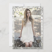 シルバエレガントーグラムライト写真甘い16 招待状 (裏面)