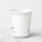 シルバエレガントーグリッター十字聖餐式 紙コップ (右)