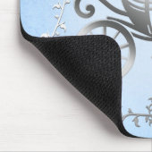 シルバエレガントージキャリッジブルーストーリーブックプリンセス マウスパッド (コーナー)