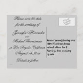 シルバエレガントースネークスキンの保存日 案内ポストカード (裏面)