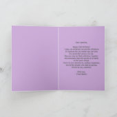 シルバエレガントーセイン赤面ピンク21歳の誕生日 カード (内部)