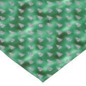 シルバエレガントーツリーズクリスマス テーブルクロス (アングル)