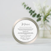 シルバエレガントール結婚のメニュー メニュー (スタンド正面)