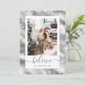 シルバエレガントー写真スノーフレーク シーズンカード (スタンド正面)