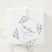 シルバエレガントー結婚ズ高級ヴィンテージのカード フェイバータグ (インサイチュ)