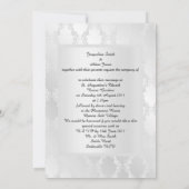 シルバエレガントー結婚フレーム 招待状 (裏面)