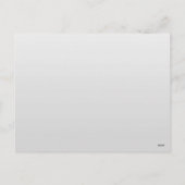 シルバエレガントー葉デザイン日付カードの保存 シーズンポストカード (裏面)