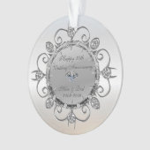 シルバエレガントー・ダイヤモンド50結婚周年 オーナメント (正面)