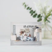 シルバカスタムー写真移動案内カード ポストカード (スタンド正面)