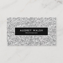 シルバガーリーーグラムグリッター&ブラック