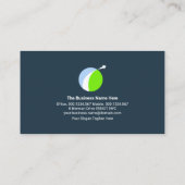 シルバクールー·グローブ·ロジスティクス·ジェット飛行機航空 名刺 (裏面)