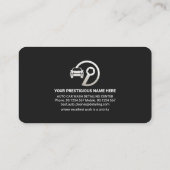 シルバストライプーオンクリスタルウォーターズディテーター 名刺 (裏面)