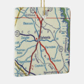 シルバニアヴィンテージの地図 セラミックオーナメント (右)