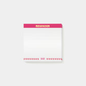 シルバパーソナライズされたーグレイとブルゴーニュのリストを実行するには ポストイット (正面)