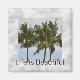 シルバパーソナライズされたー写真と文字 マグネット