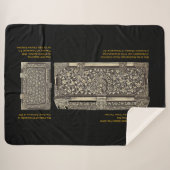 シルバビクトリアンス書ボックスオンシャーパブランケット シェルパブランケット (正面(横))