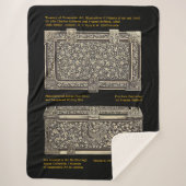 シルバビクトリアンス書ボックスオンシャーパブランケット シェルパブランケット (正面)