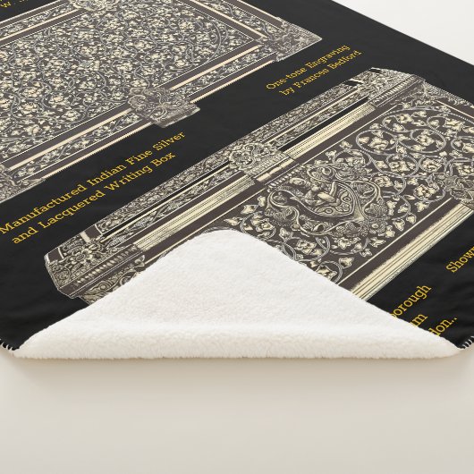 シルバビクトリアンス書ボックスオンシャーパブランケット シェルパブランケット (3/4)