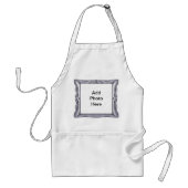 シルバファンシーーの枠に写真を追加 スタンダードエプロン (正面)