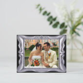 シルバファンシーーの枠に写真を追加 ポストカード (スタンド正面)