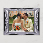 シルバファンシーーの枠に写真を追加 ポストカード (正面)