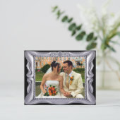 シルバファンシーーの枠に写真を追加 ポストカード (スタンド正面)