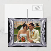 シルバファンシーーの枠に写真を追加 ポストカード (正面/裏面)