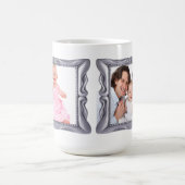 シルバファンシーーの枠に写真を追加 マグカップ (中央)