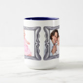 シルバファンシーーの枠に写真を追加 マグカップ (中央)