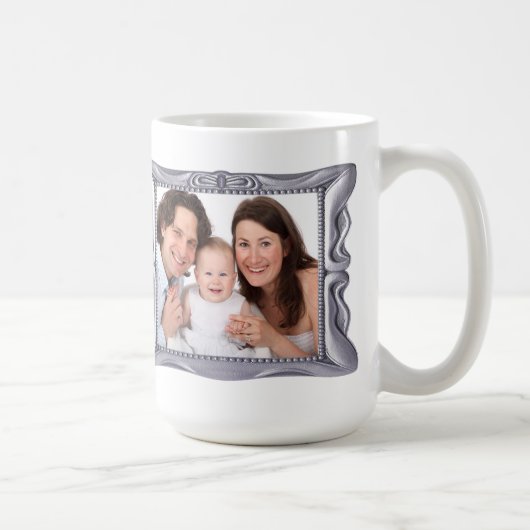 シルバファンシーーの枠に写真を追加 マグカップ (右)