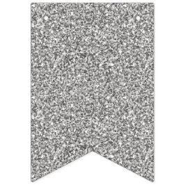 シルバフェイクーグリッター。 バンティングフラッグ