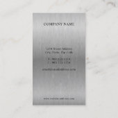 シルバフェイクー心理学者Psiシンボル名刺 名刺 (裏面)