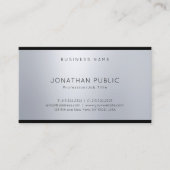 シルバモダンエレガントプロフェッショナルグラマラス平野 名刺 (正面)