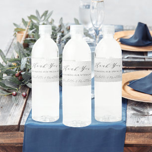 シルバモダンス結婚プの感謝していユース ペットボトルラベル