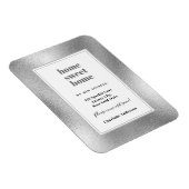 シルバモダンミニマリストのホーム甘い家の移動 マグネット (右側)